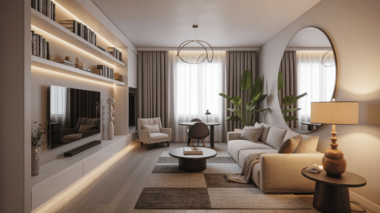 15 ideas for your rectangular long narrow living room layout