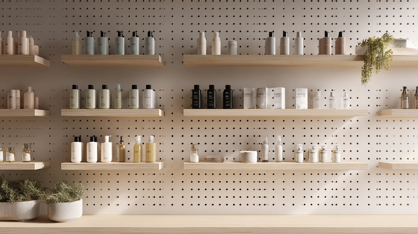 18 pegboard wall systems