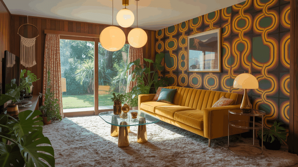 70s house interior
