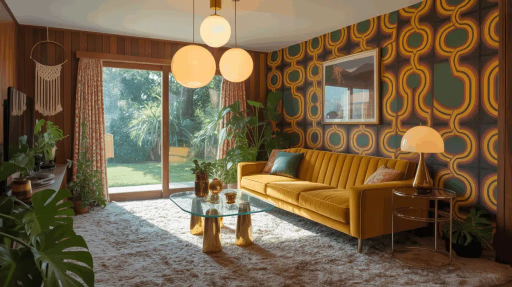 70s house interior