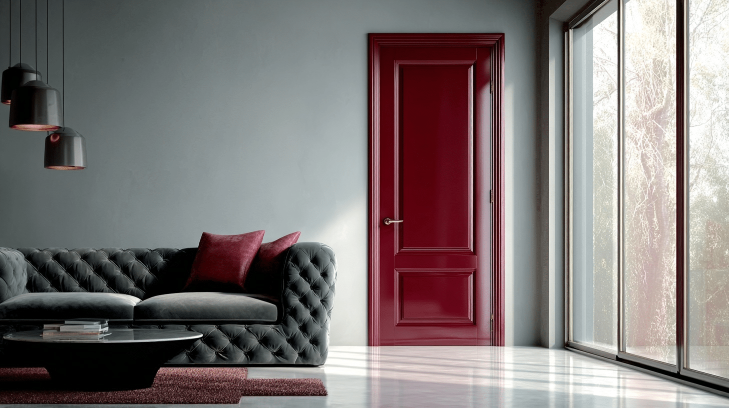 9 burgundy