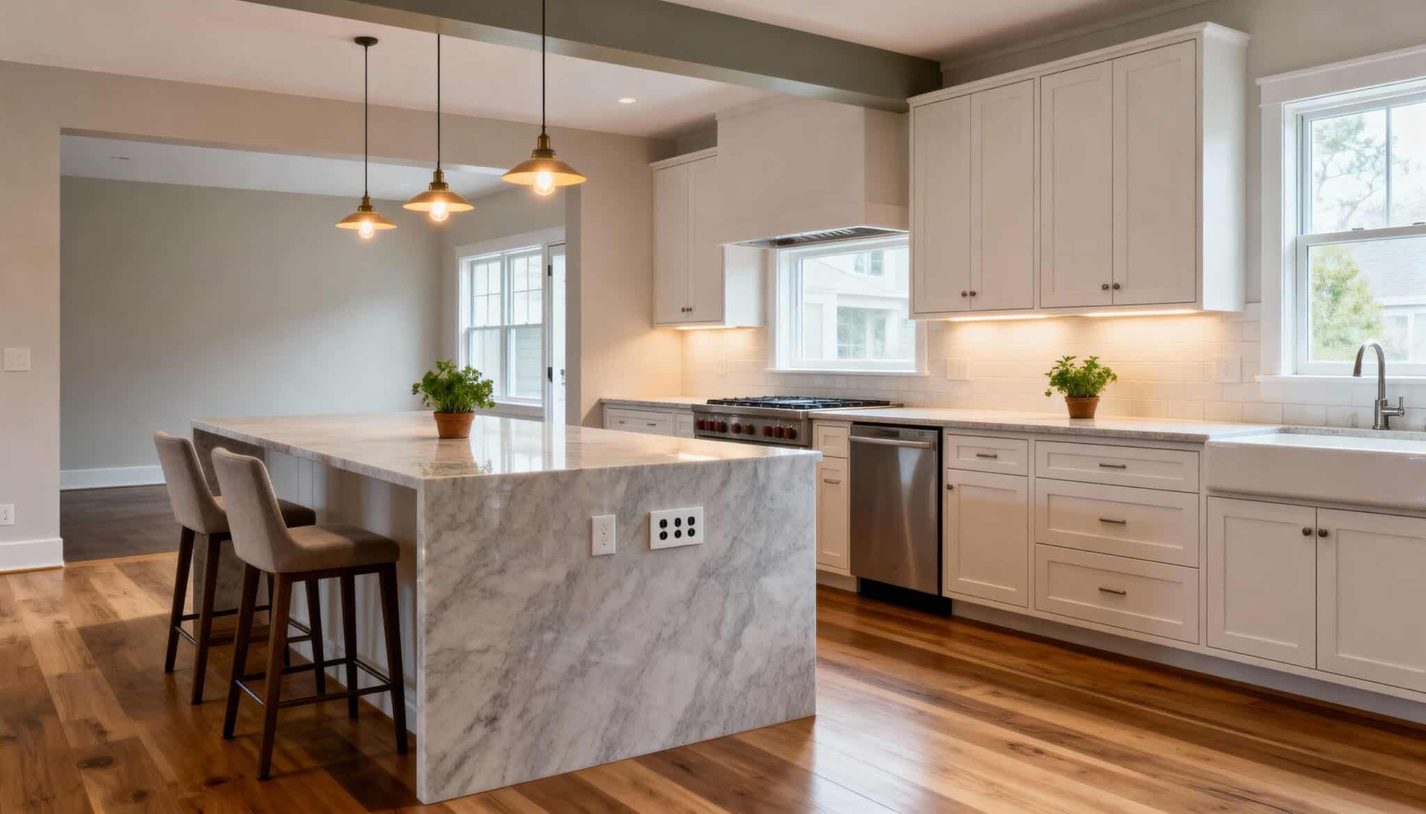 after open kitchen