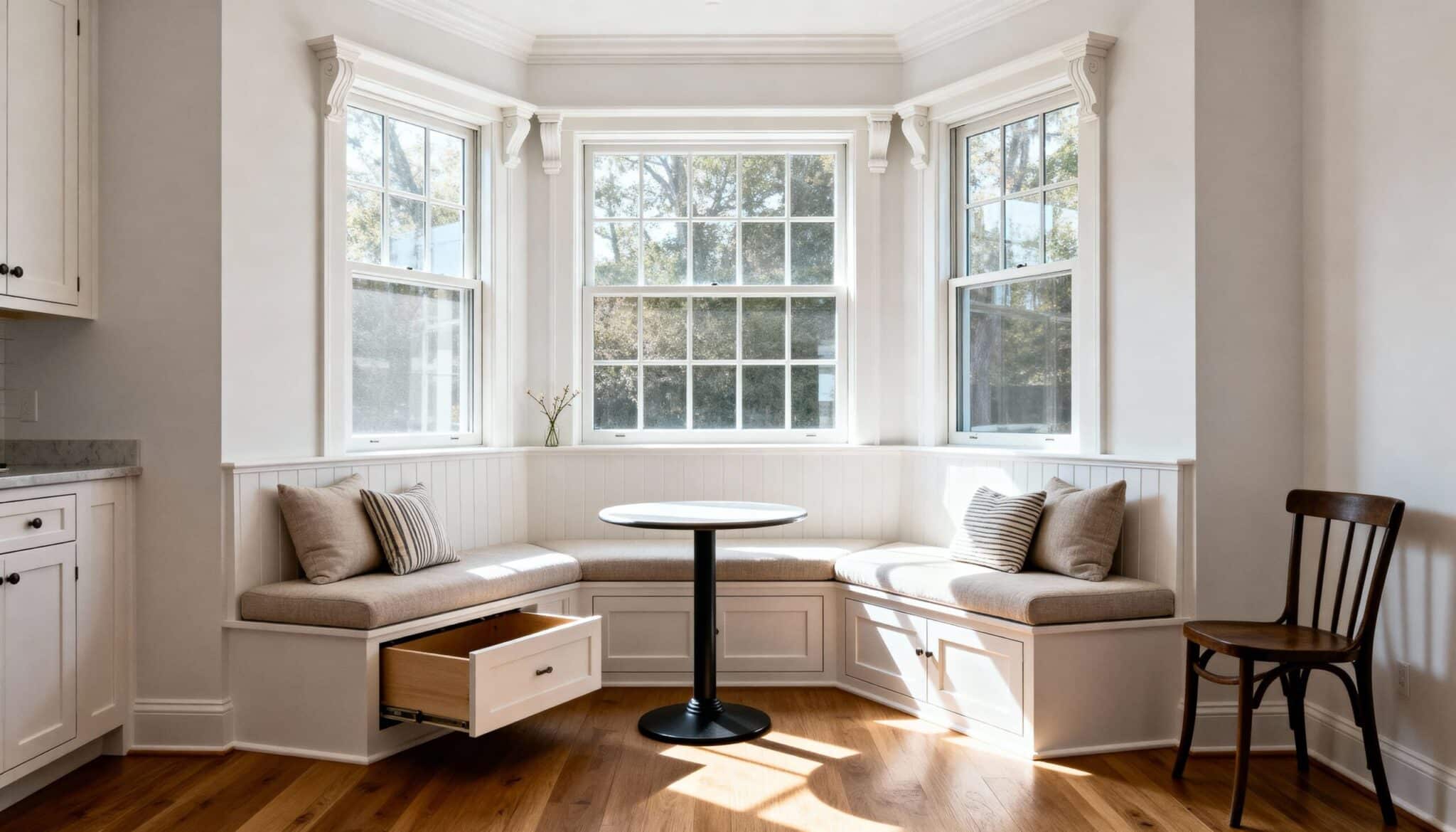 after window nook
