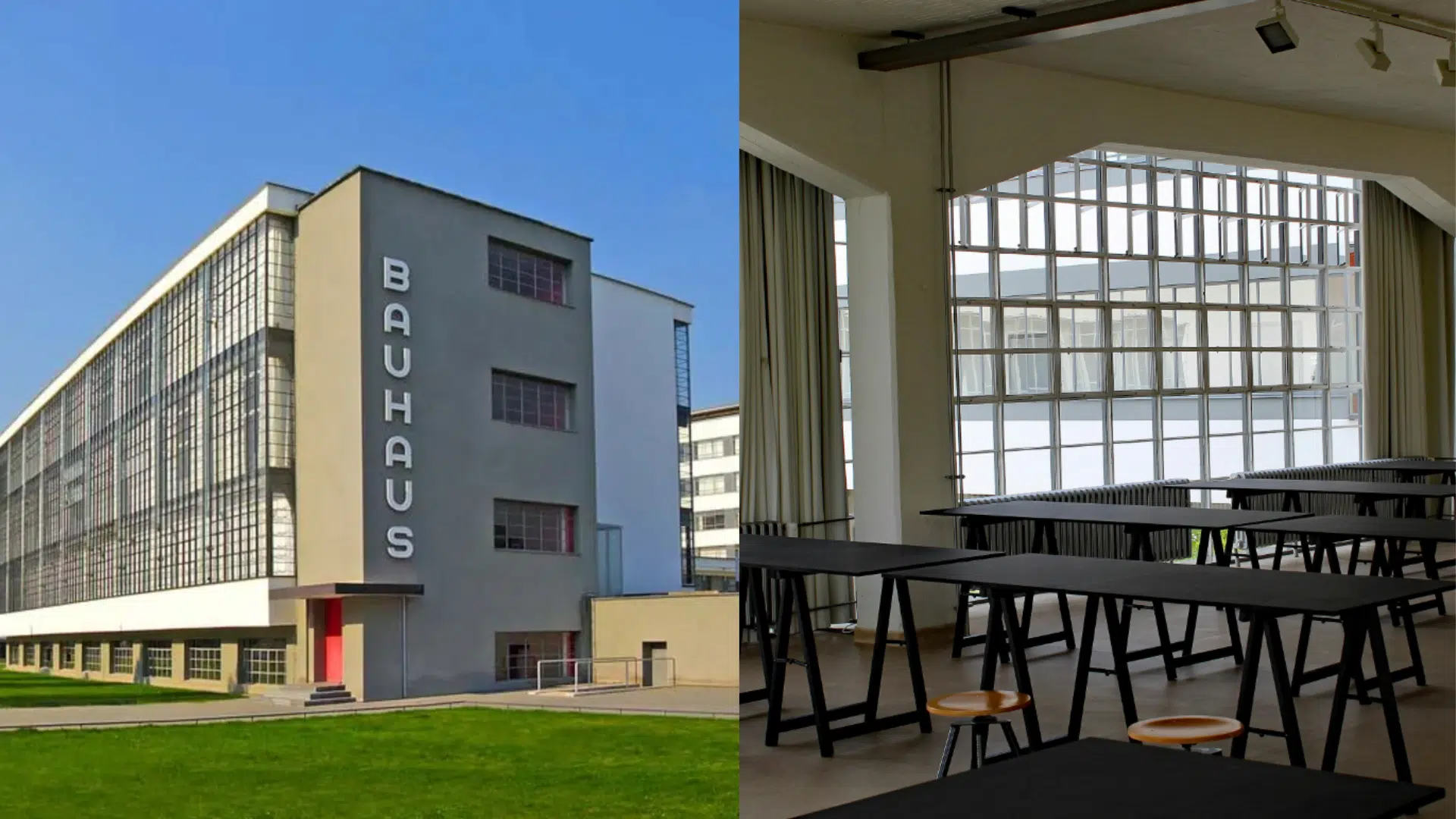  bauhaus building in dessau