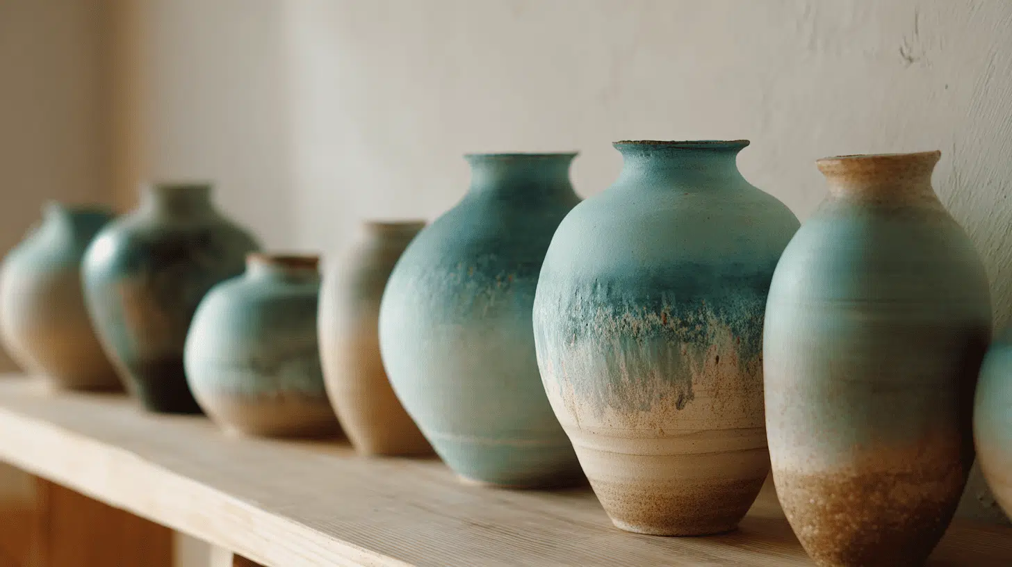 beach themed pottery