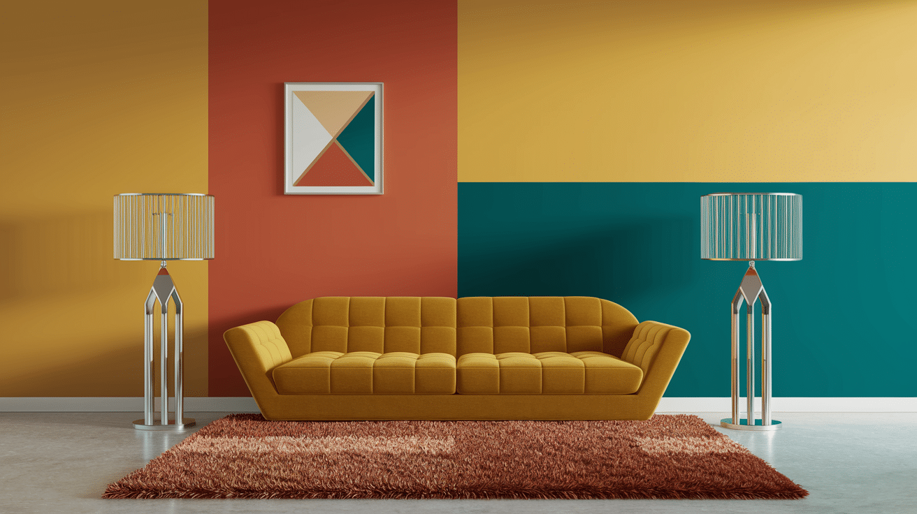 bold color blocking