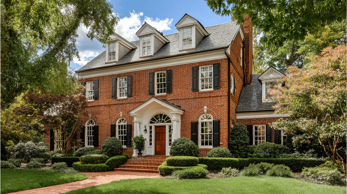 brick exterior walls