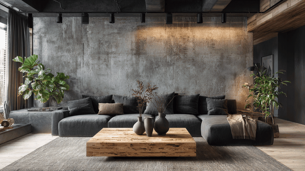 brutalist interior design