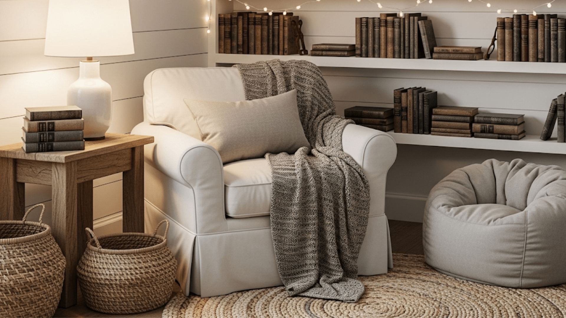 cozy reading nook