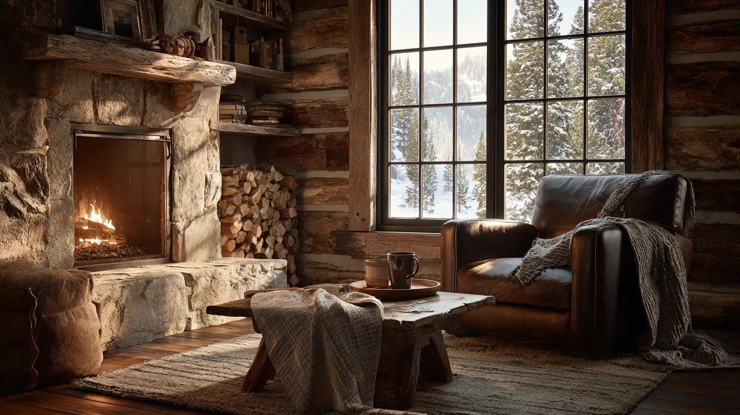 cozy small cabin interior