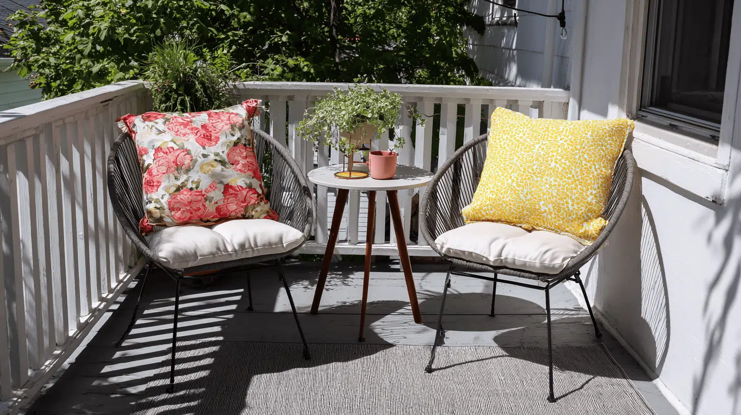 create a seating area with chairs