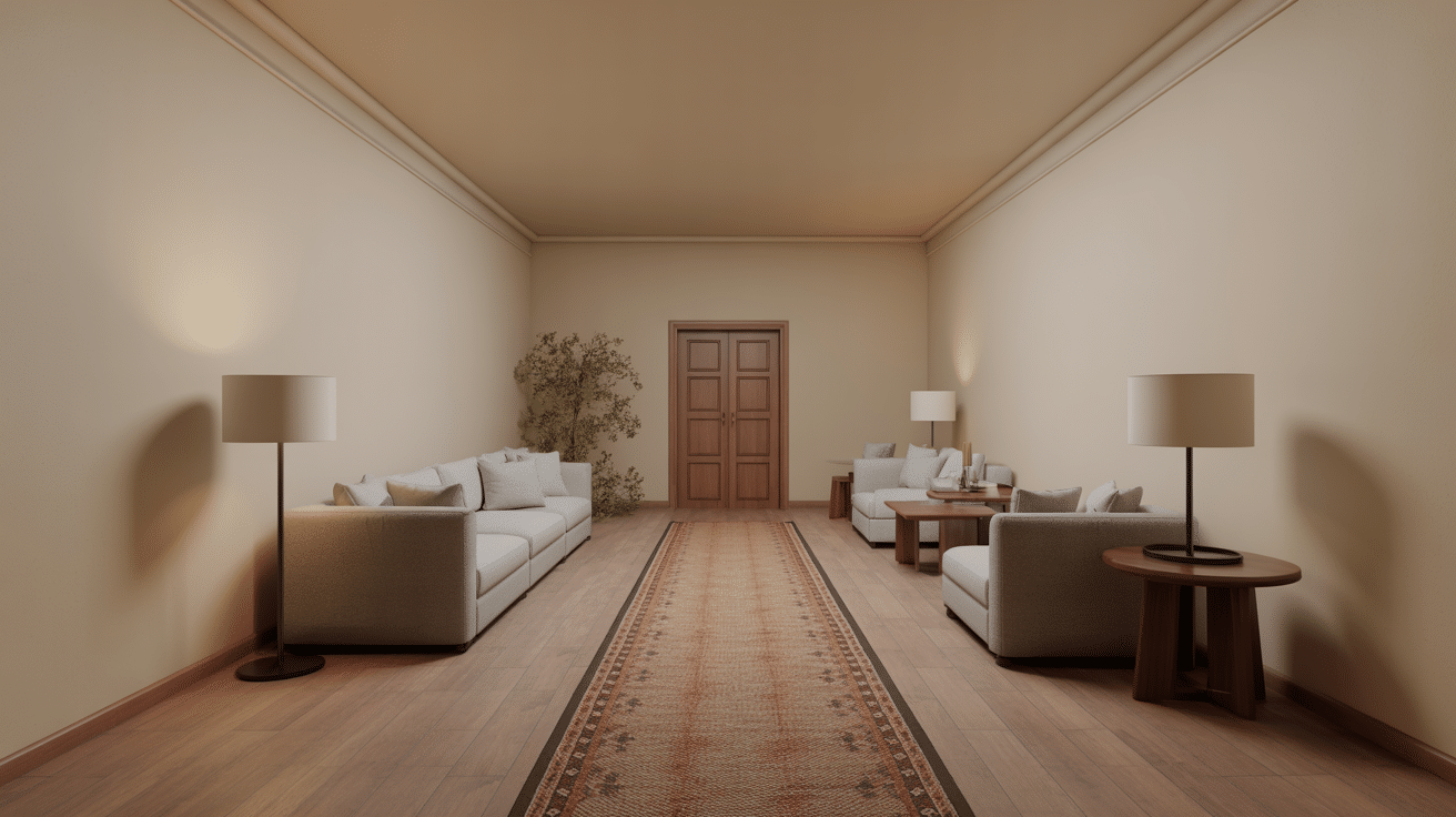 create a walkway for easy flow