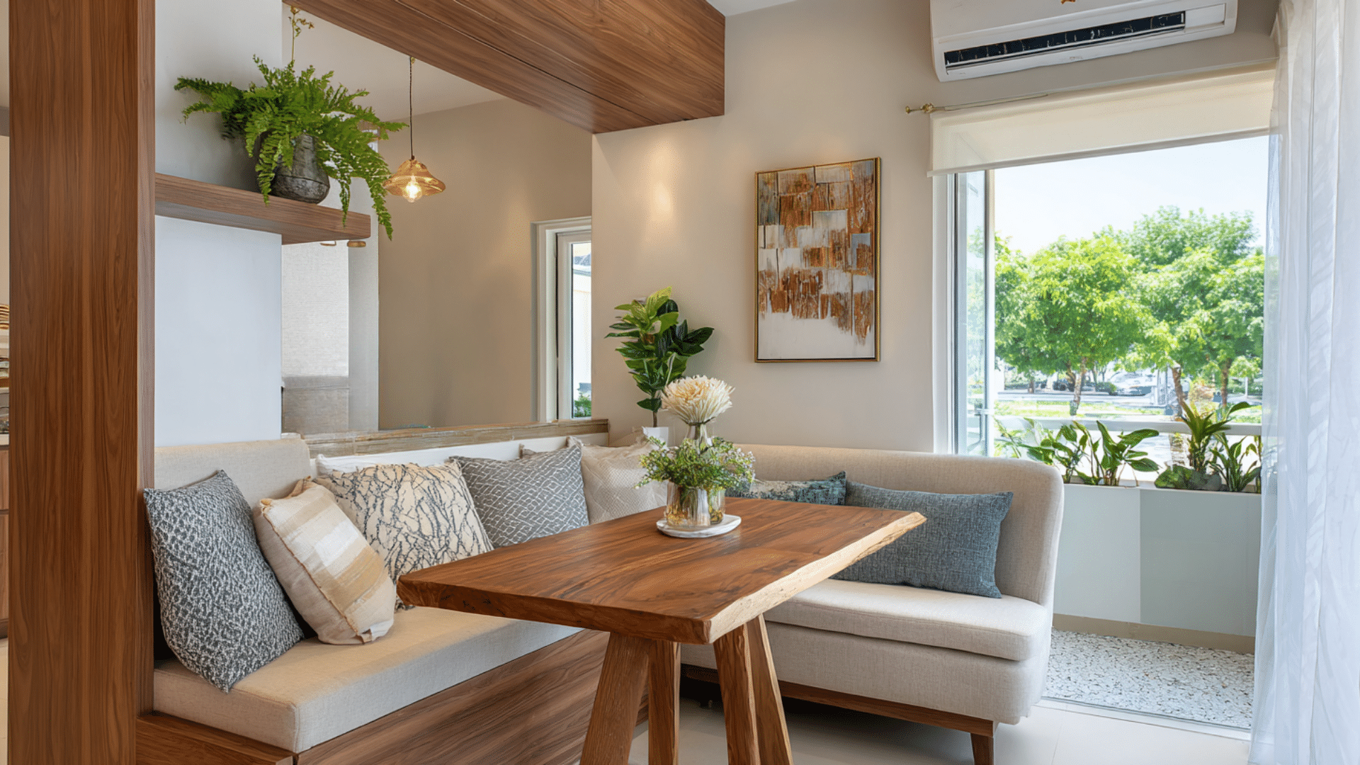 create built in bench seating