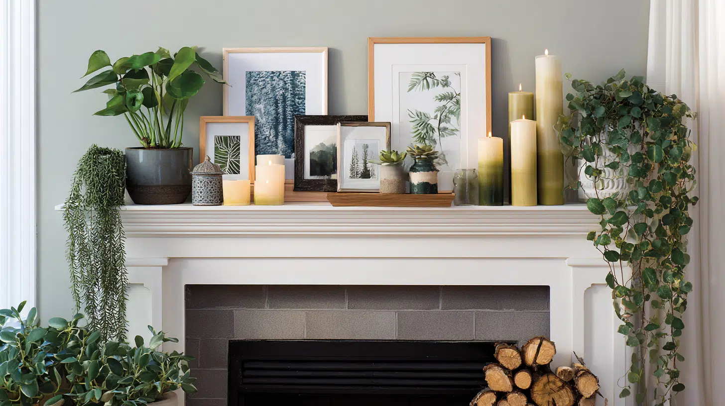 create height variation with decor