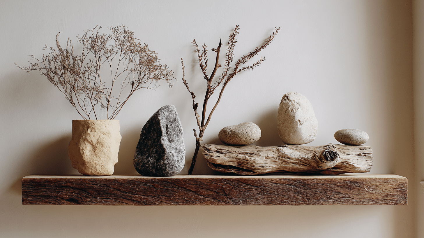 display found objects on simple surfaces