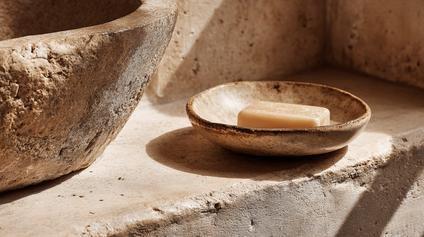 display handmade ceramic soap dishes