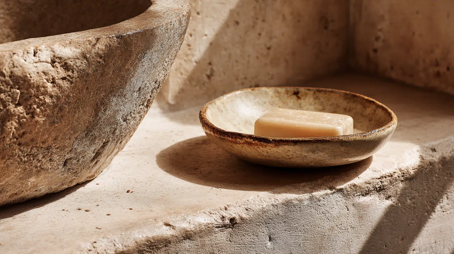 display handmade ceramic soap dishes