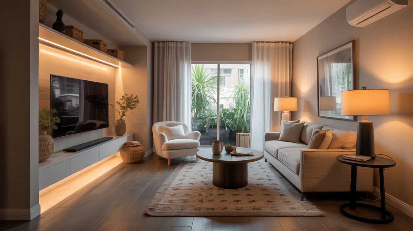 divide the room into zones