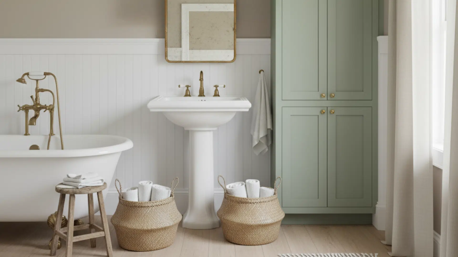 farmhouse bathrooms