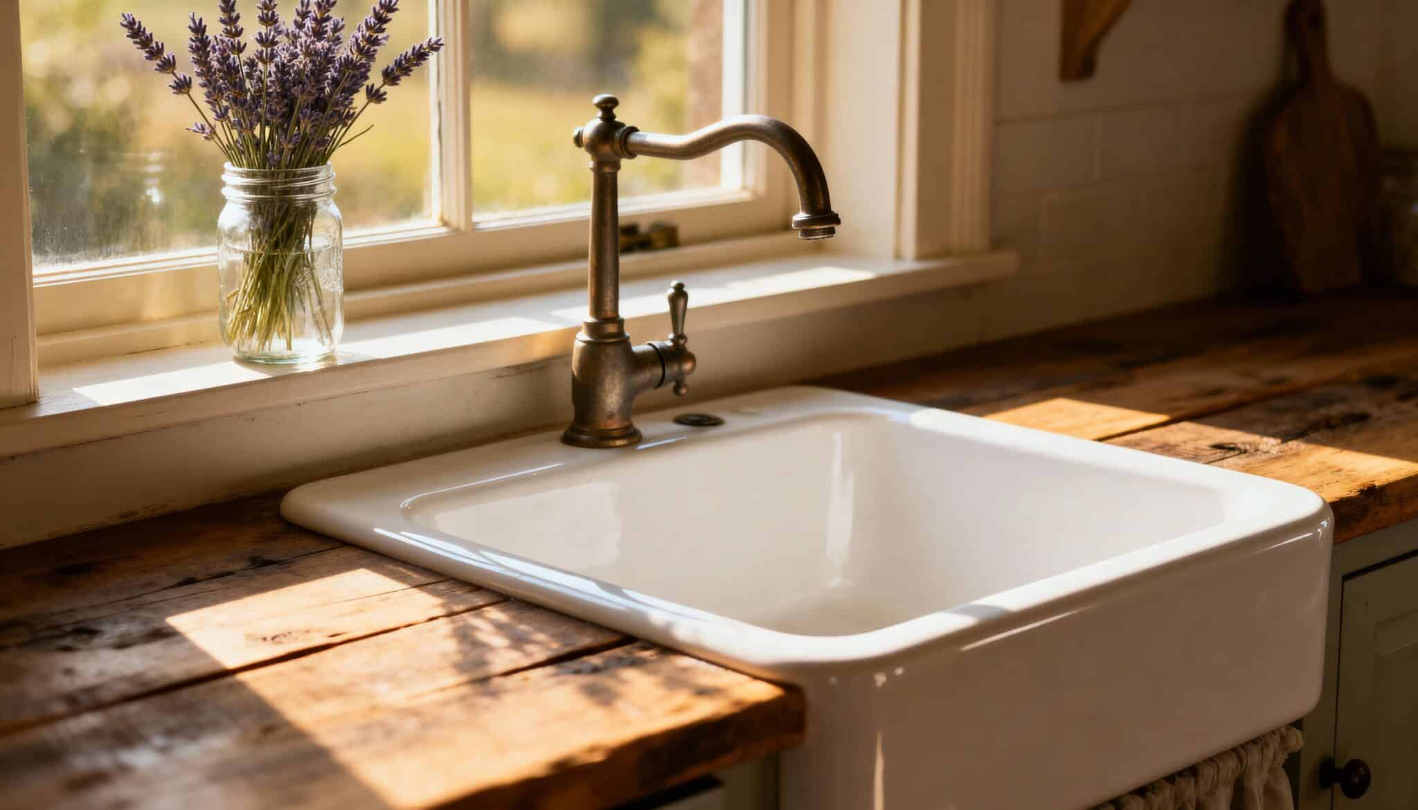 farmhouse sink