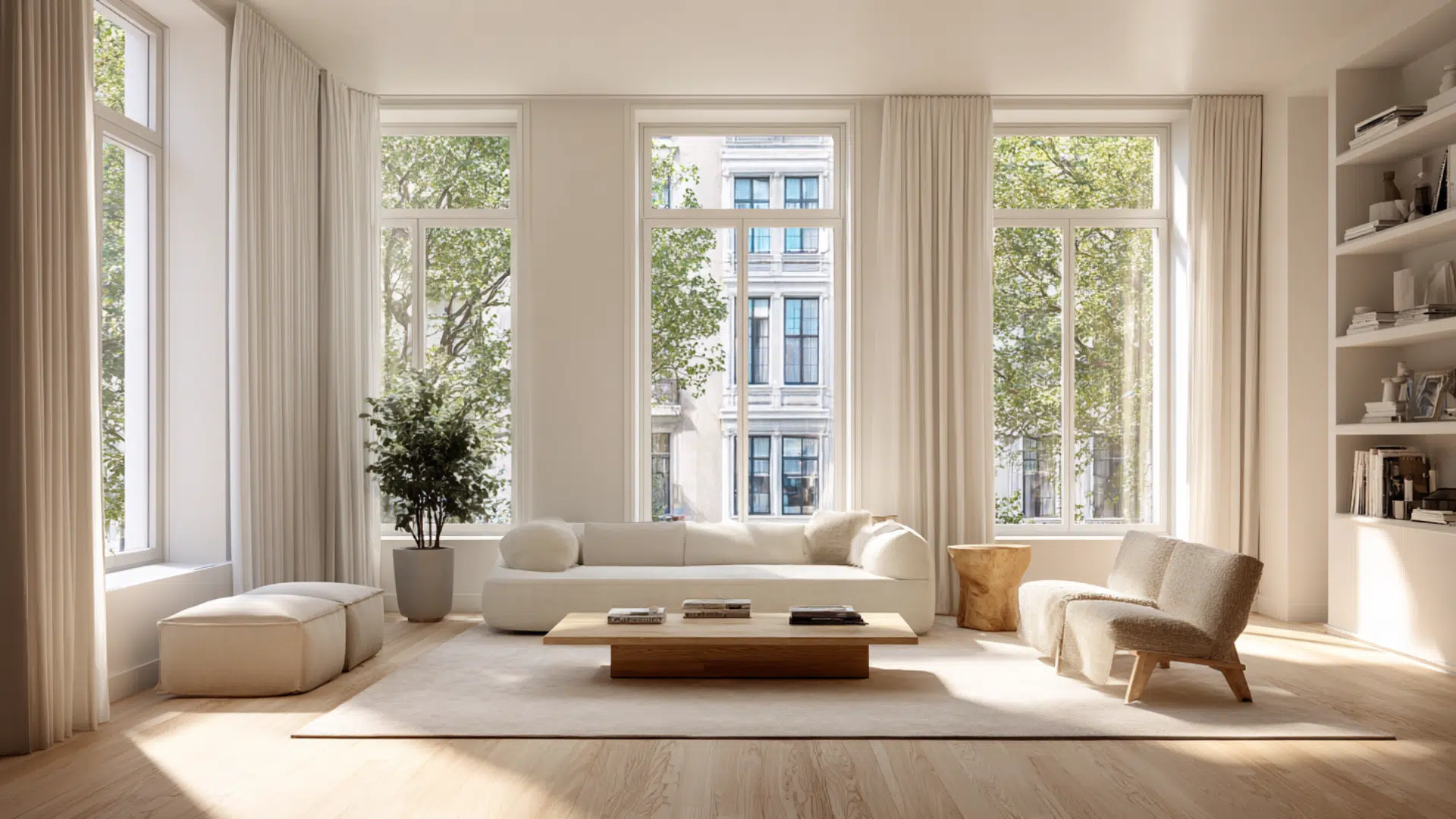 floor to ceiling curtains