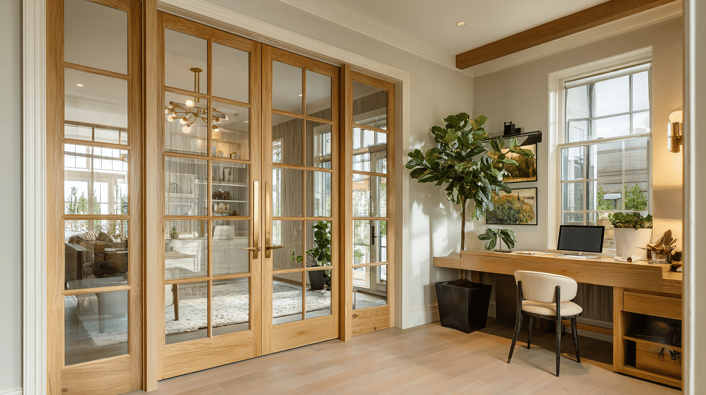 glass panel doors