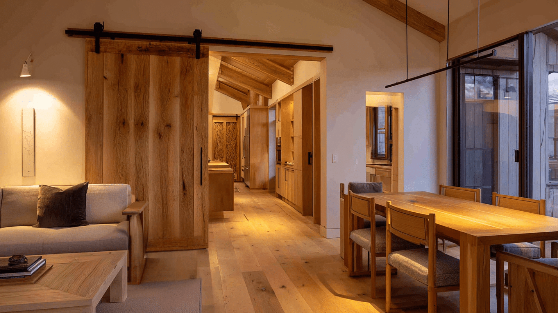 install a sliding barn door divider