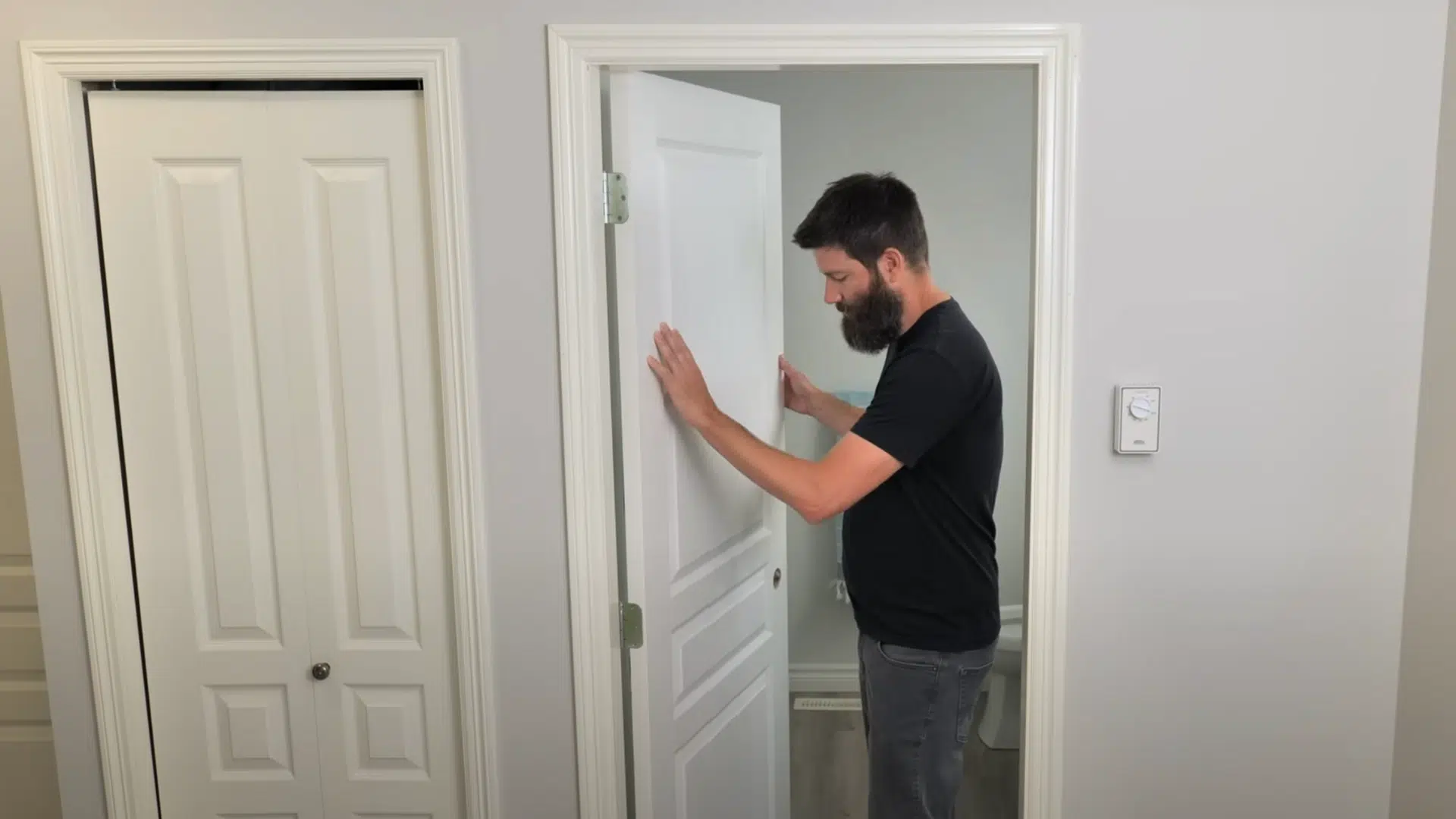 keep the door on the hinges