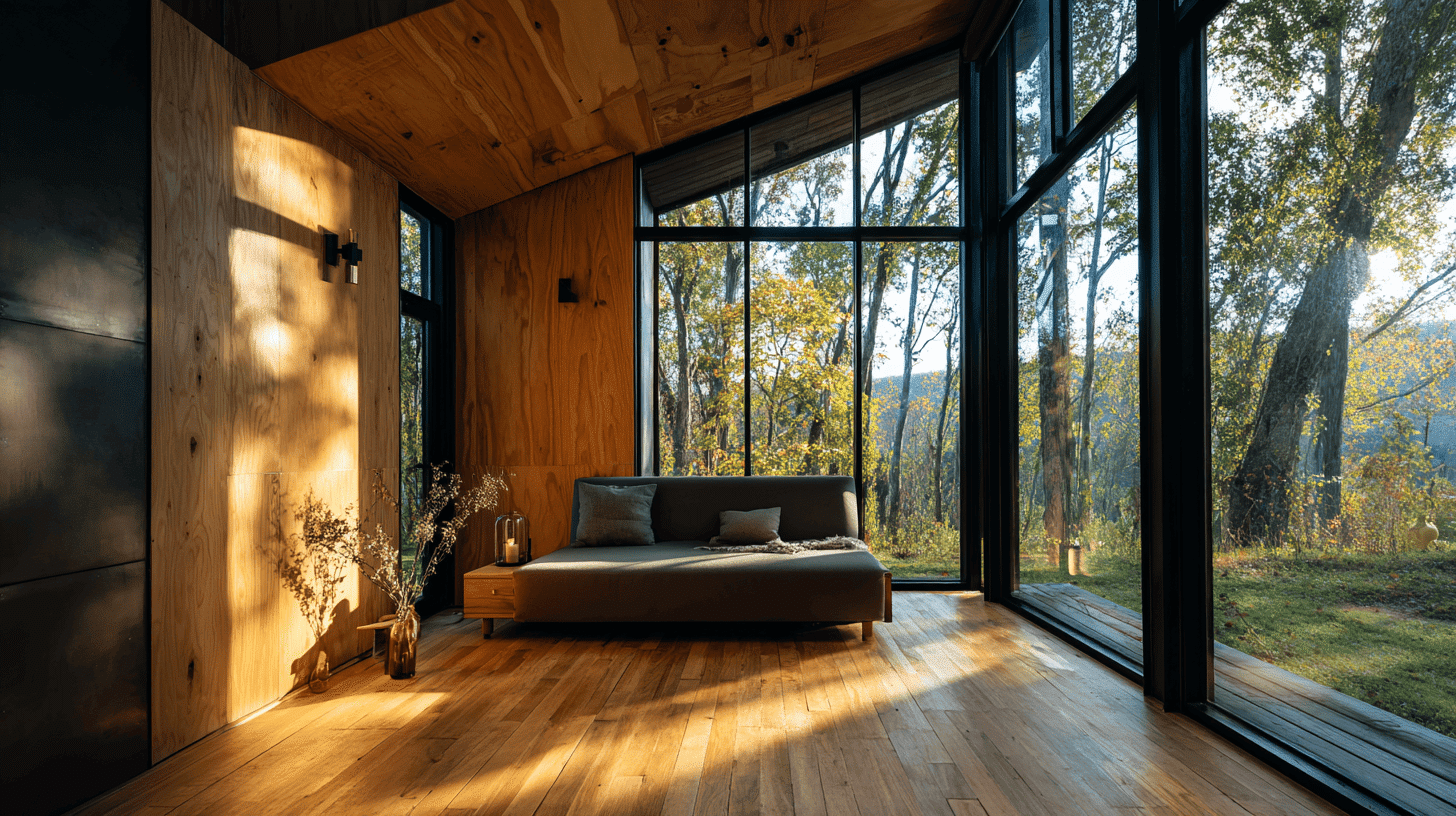large windows for natural light