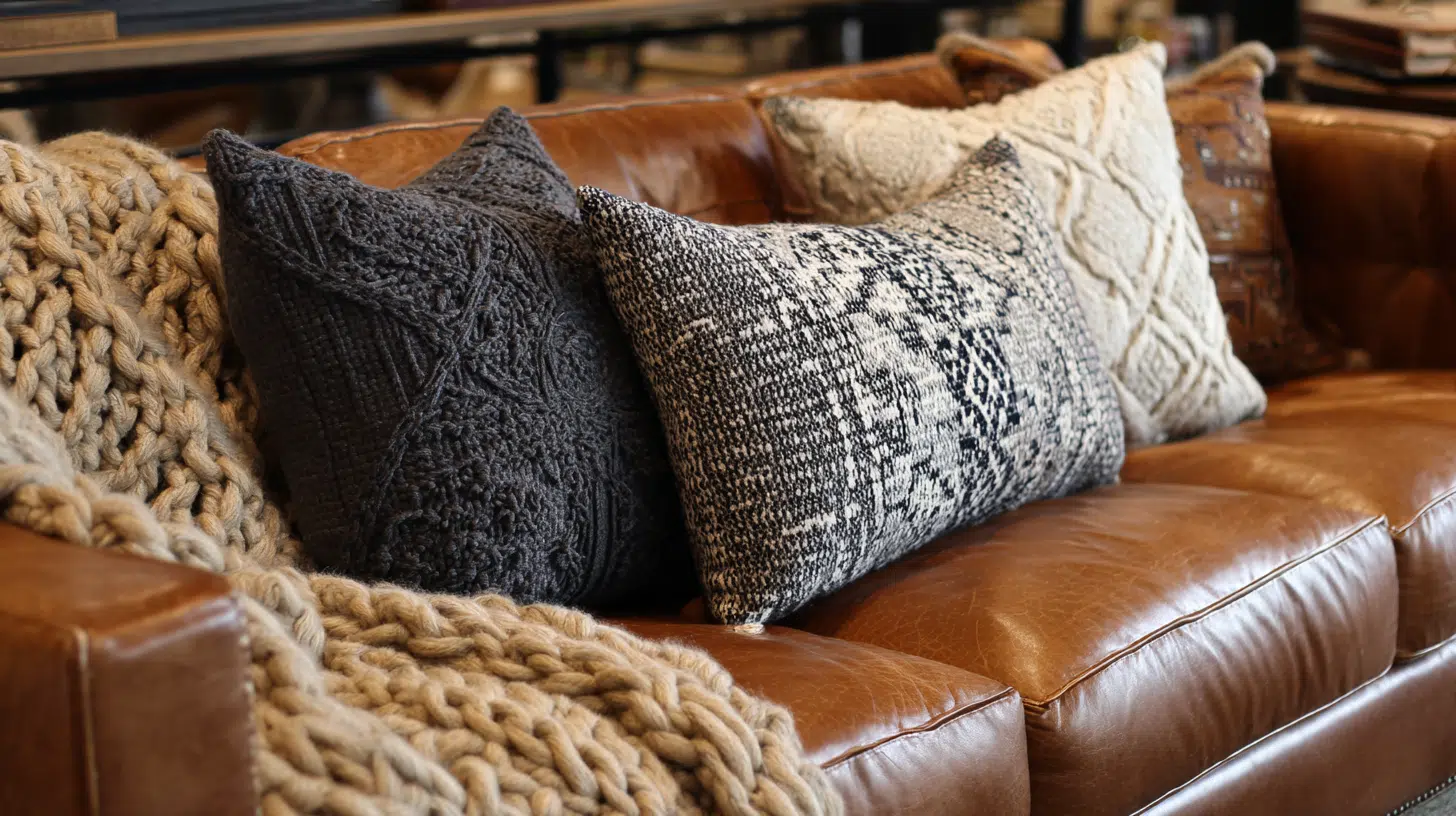 layer different textures on furniture