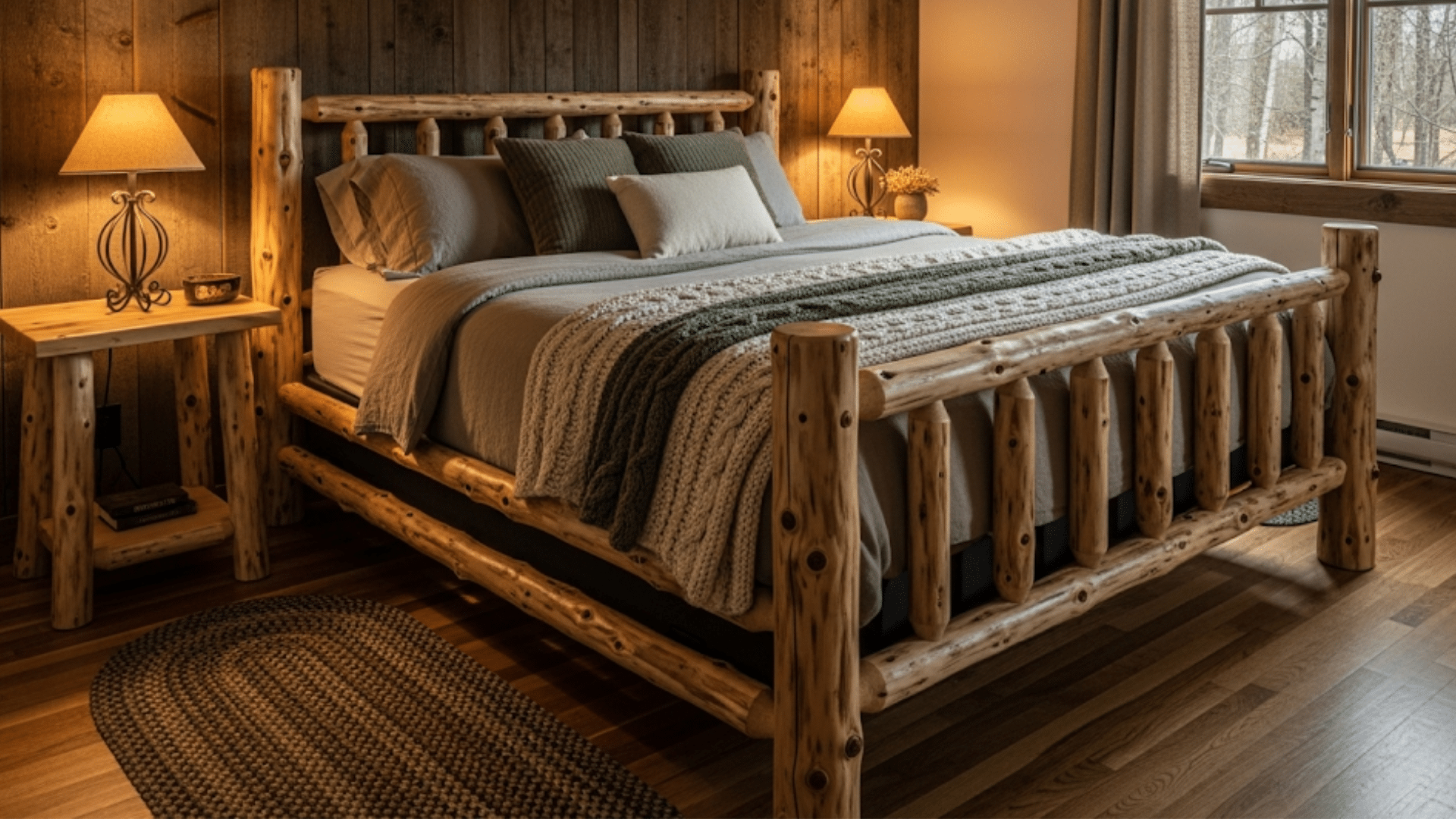 log furniture pieces