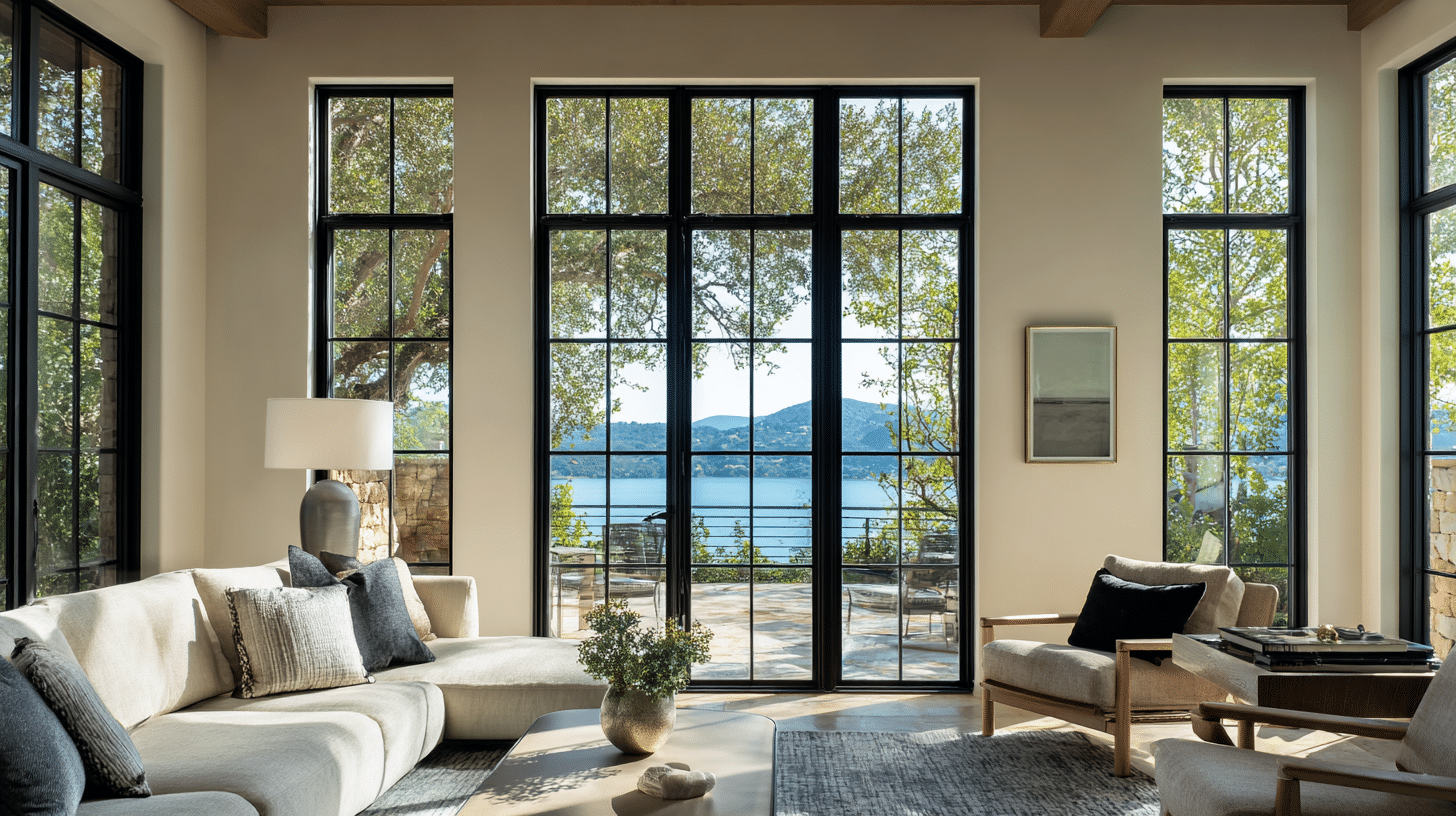metal framed windows and doors