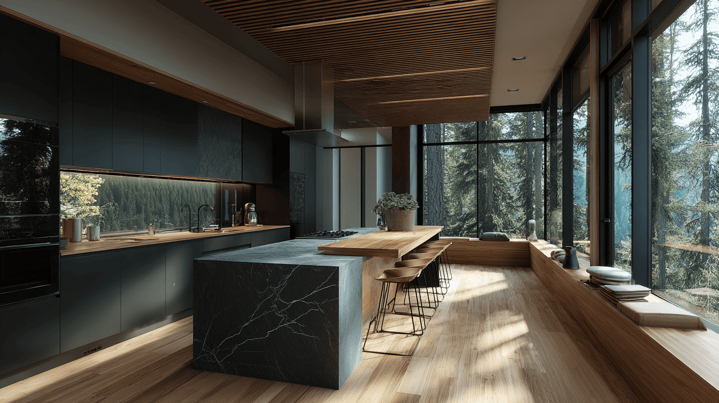 minimalist mountain kitchen designs