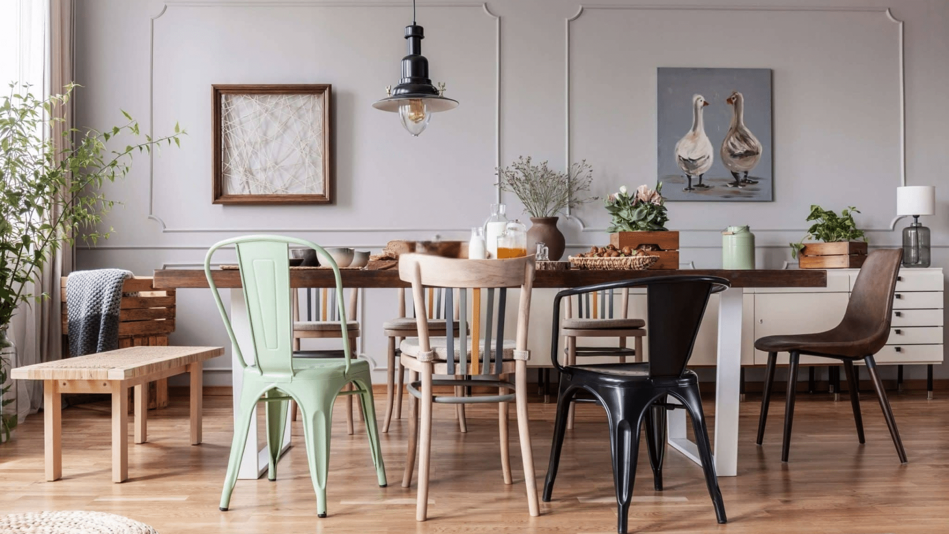 mix different chair styles