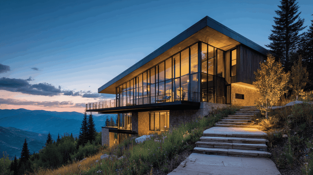 modern mountain homes