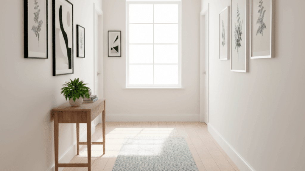 narrow hallway ideas