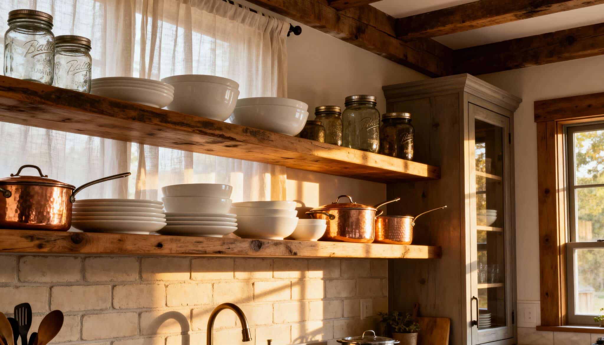 open shelving
