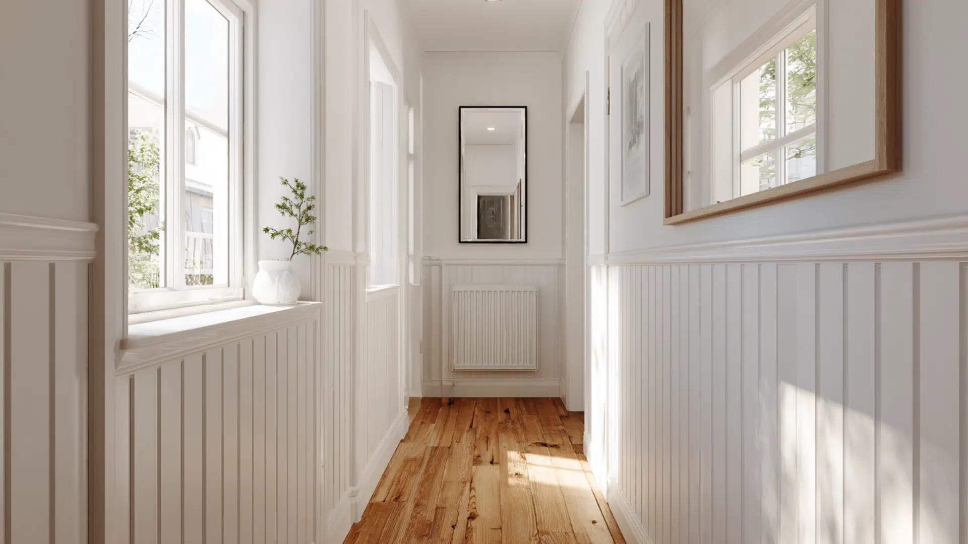paint walls in light colors