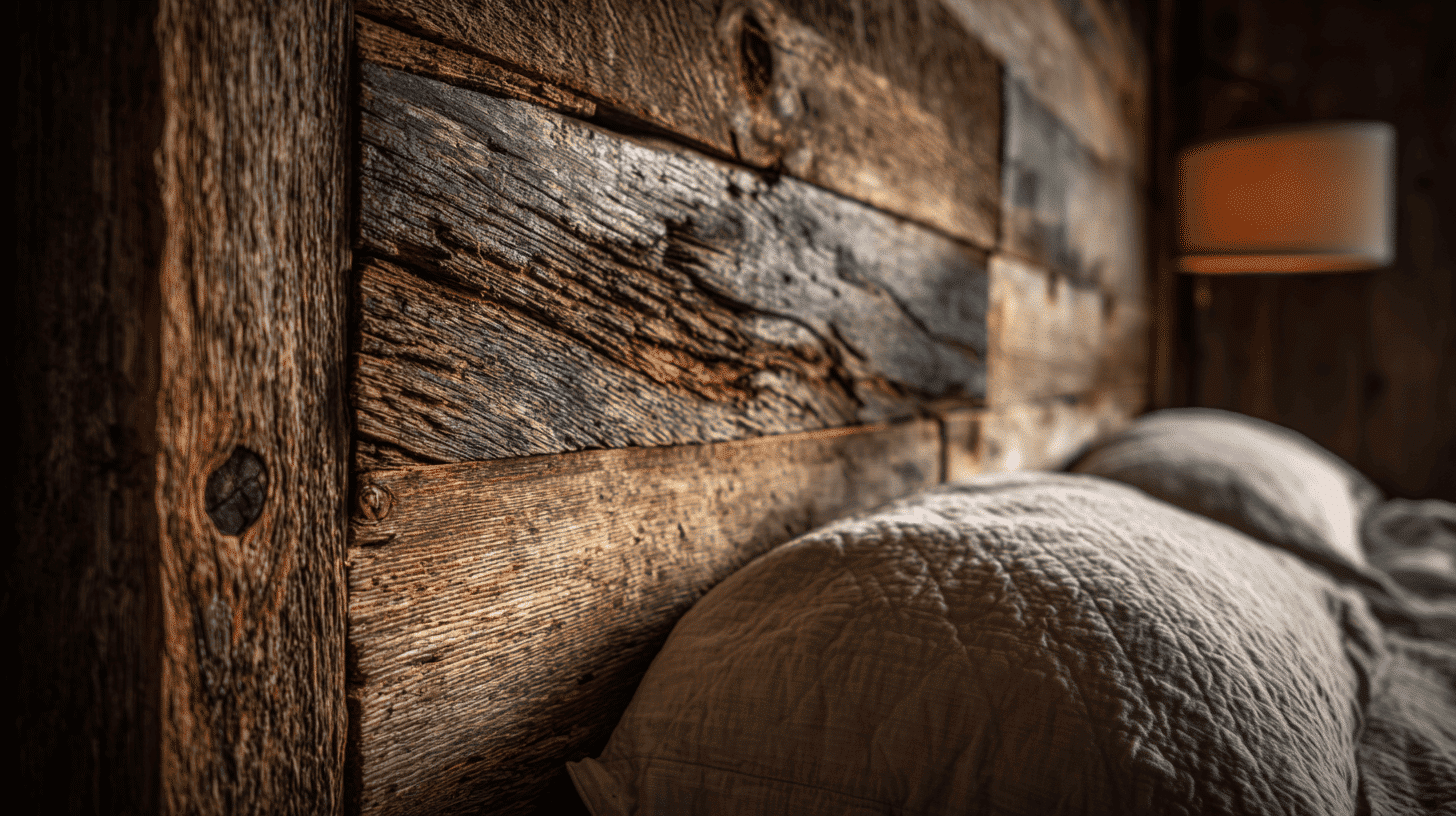 reclaimed wood accents