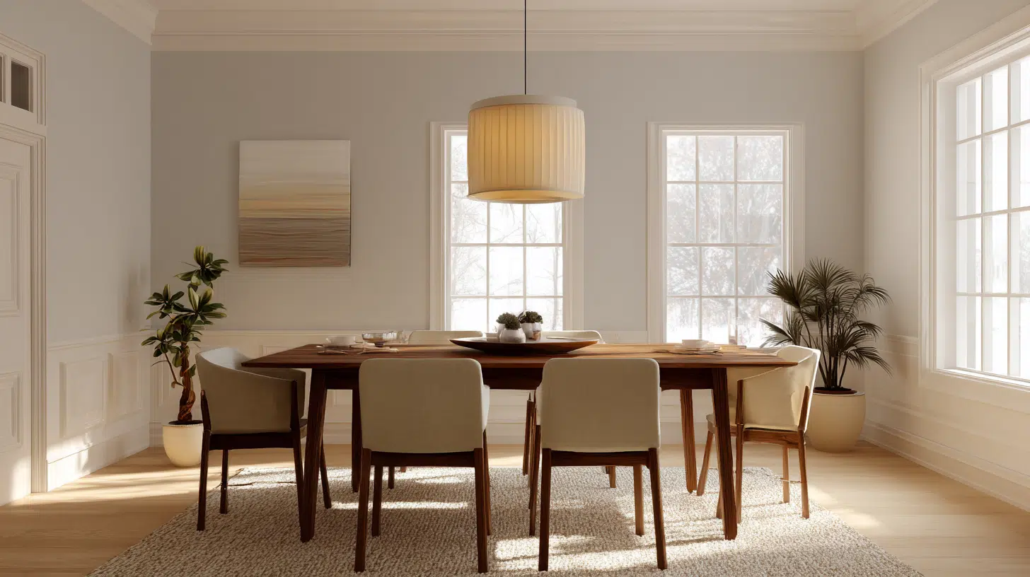 scandinavian dining areas