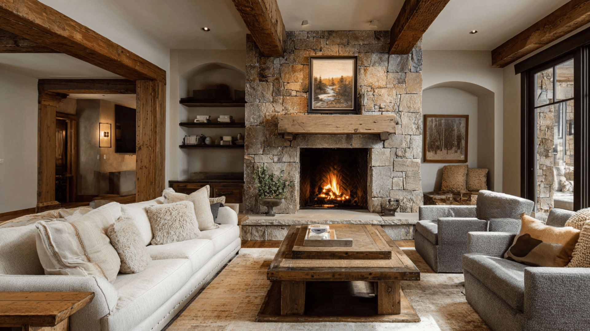 stone feature walls