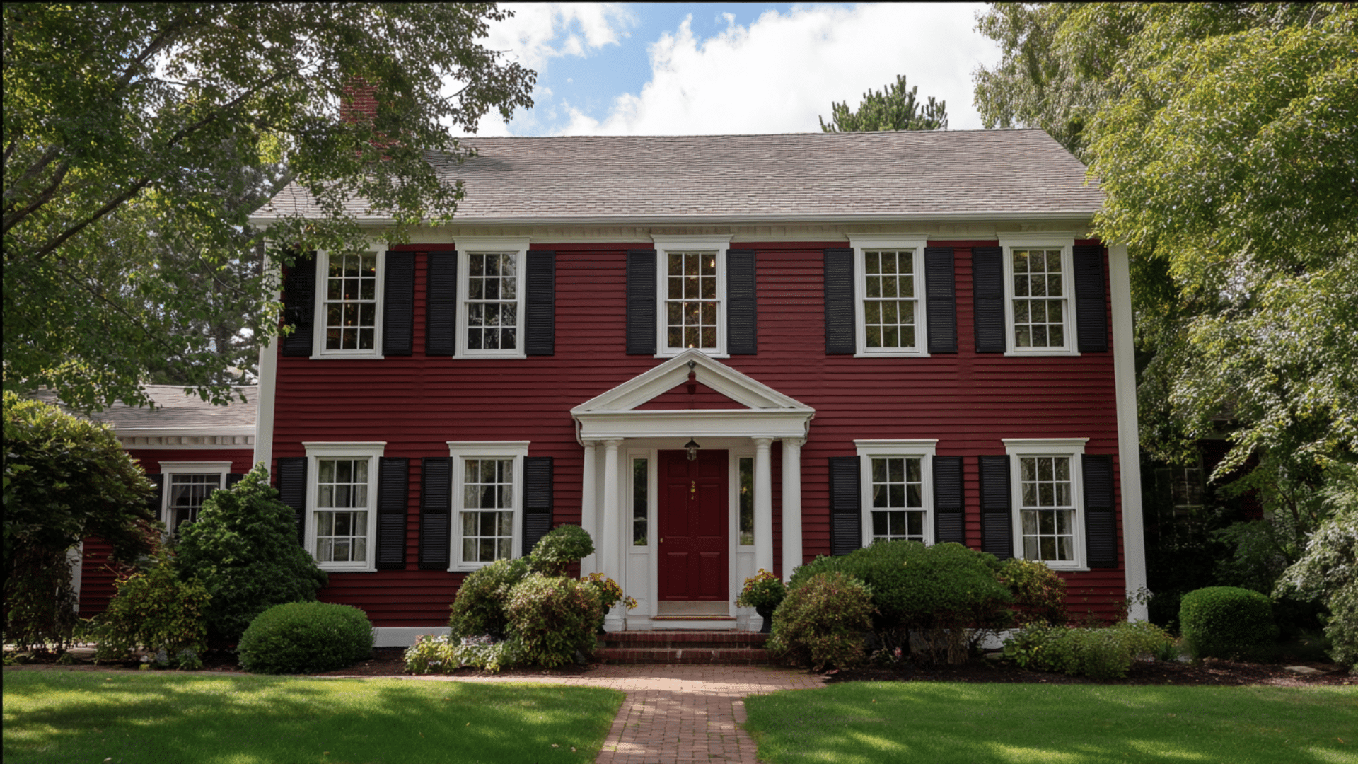 symmetrical front entry