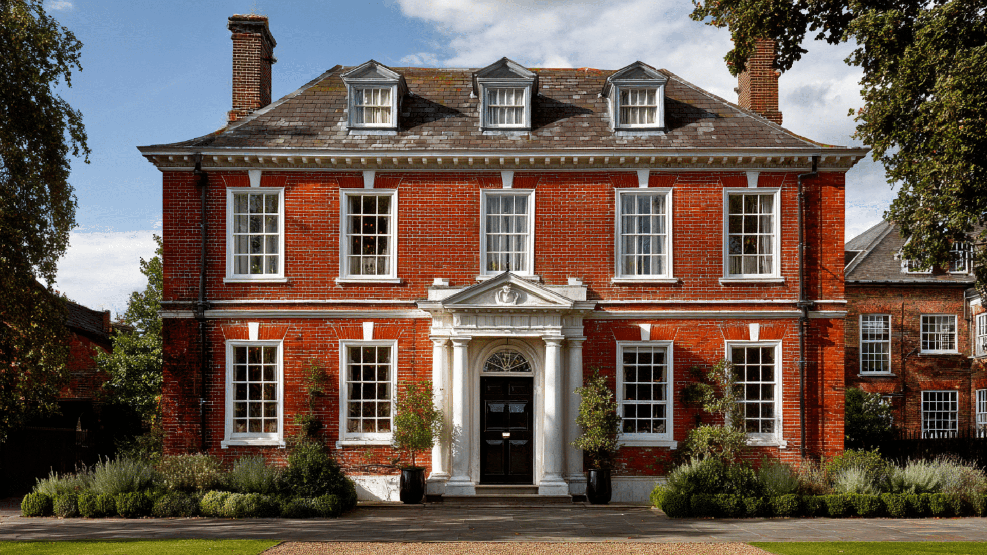 traditional brick georgian