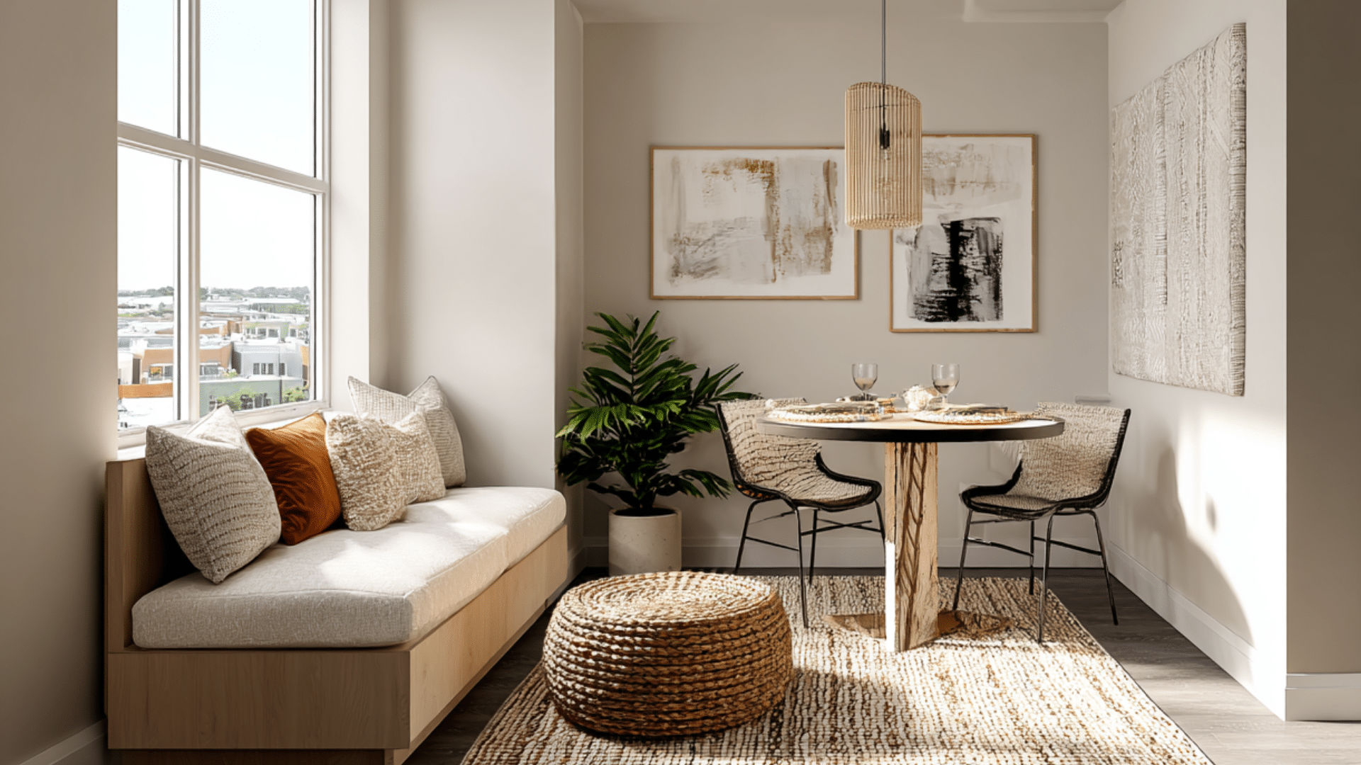 use a loveseat instead of a full sofa