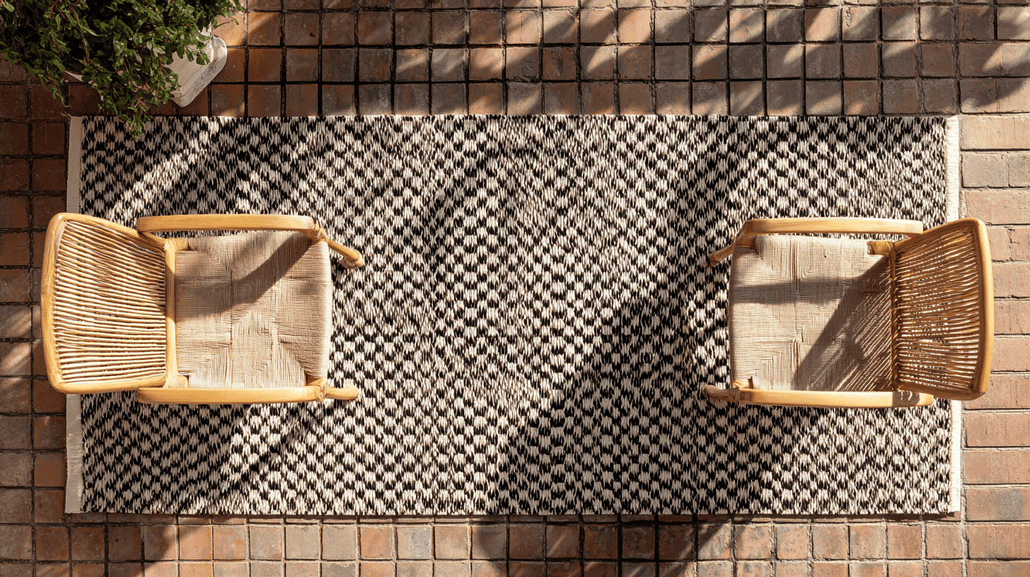 use outdoor rugs for comfort