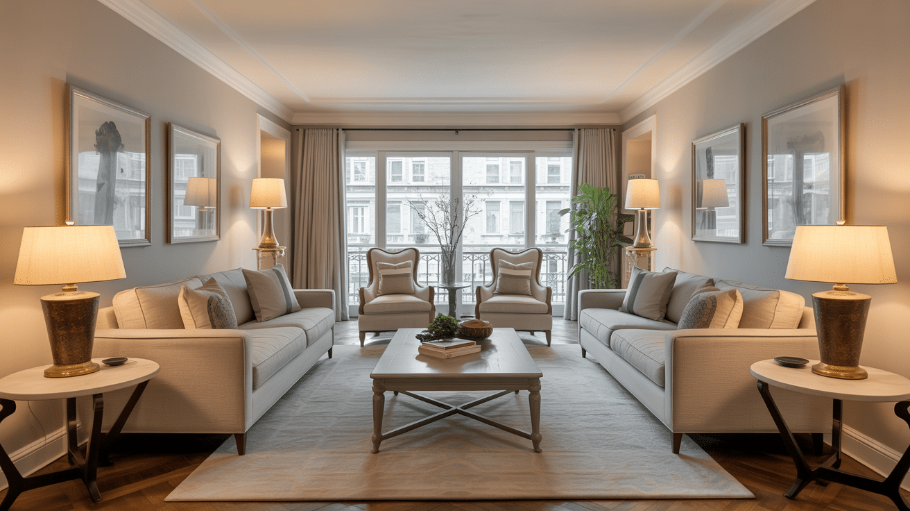 use symmetry for balance