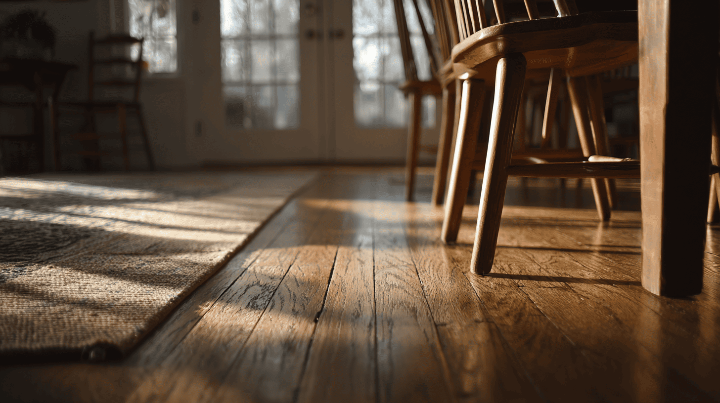 warm toned hardwood floors