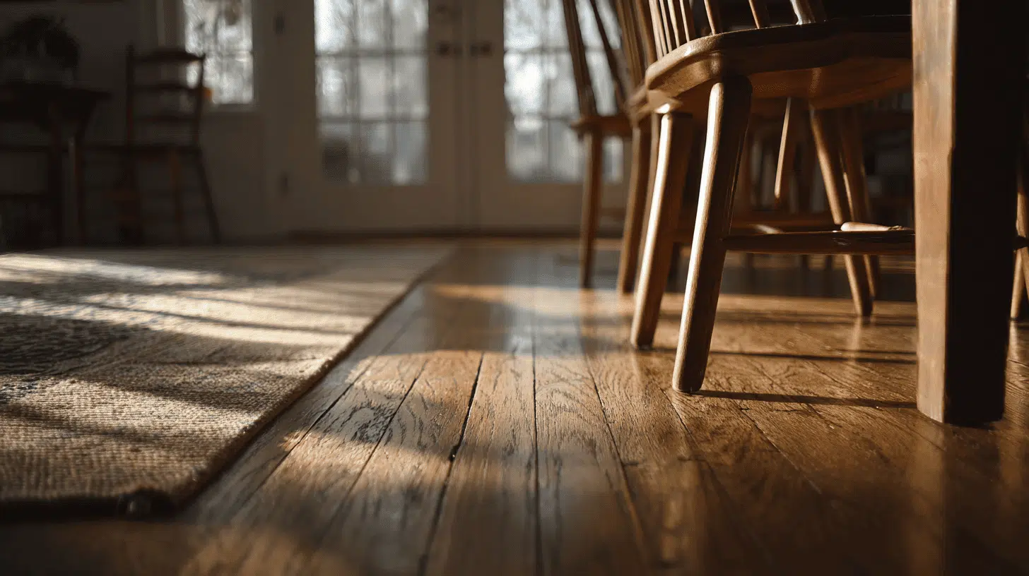 warm toned hardwood floors