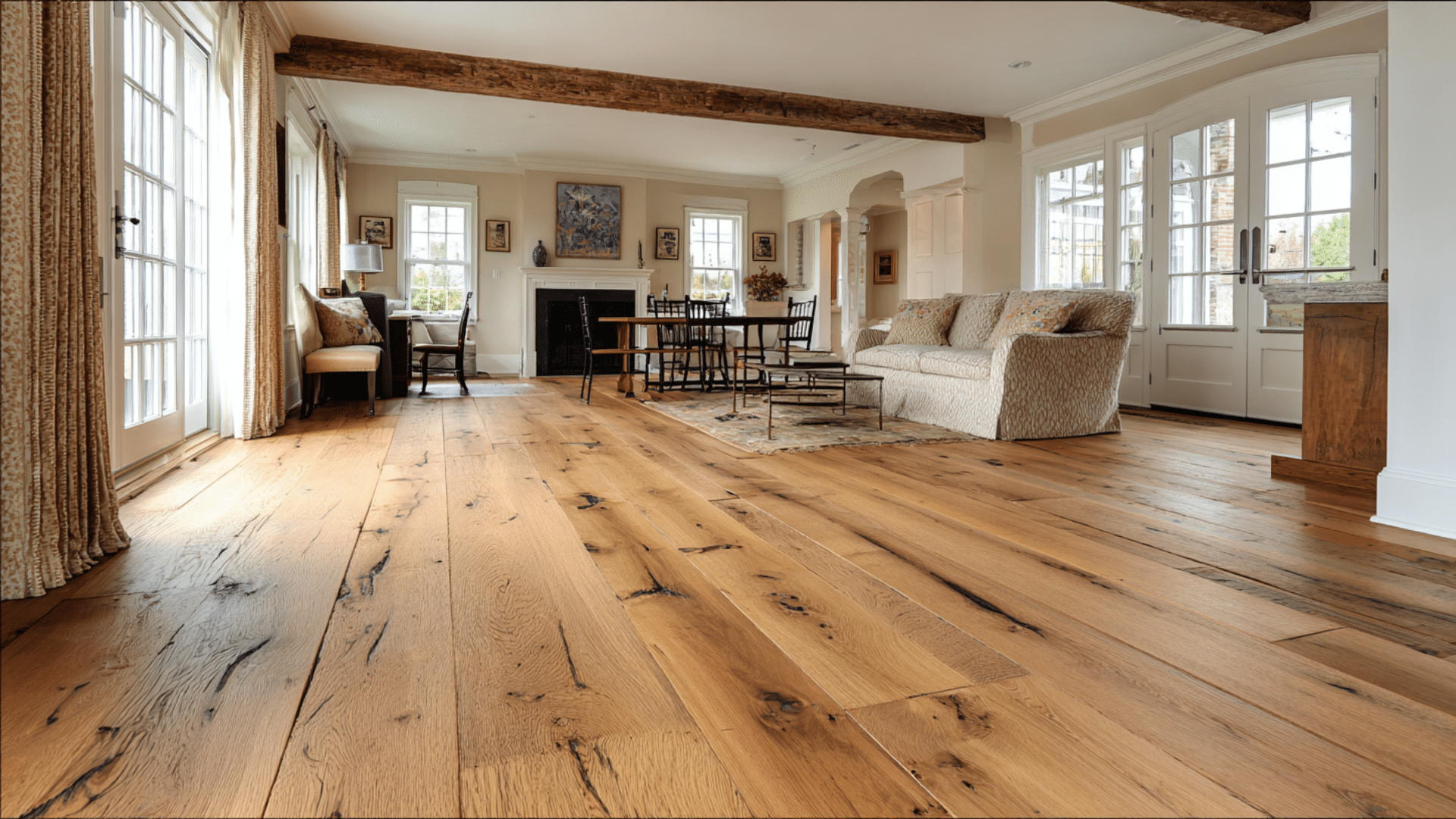 wide plank flooring
