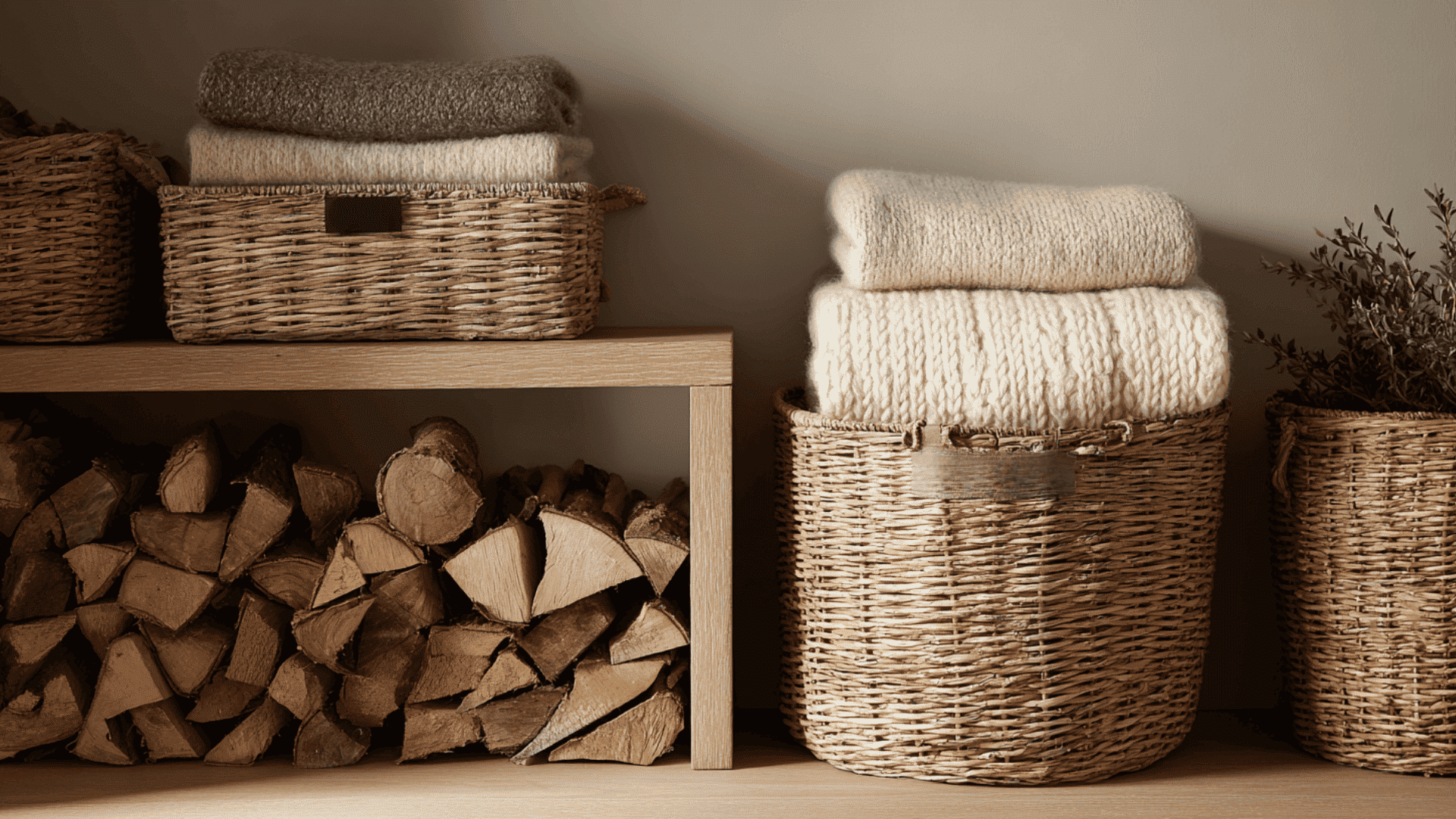 woven baskets for storage